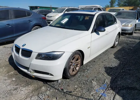 2008 BMW 328I z USA, uszkodzony, nr VIN WBAVA37598NL51622